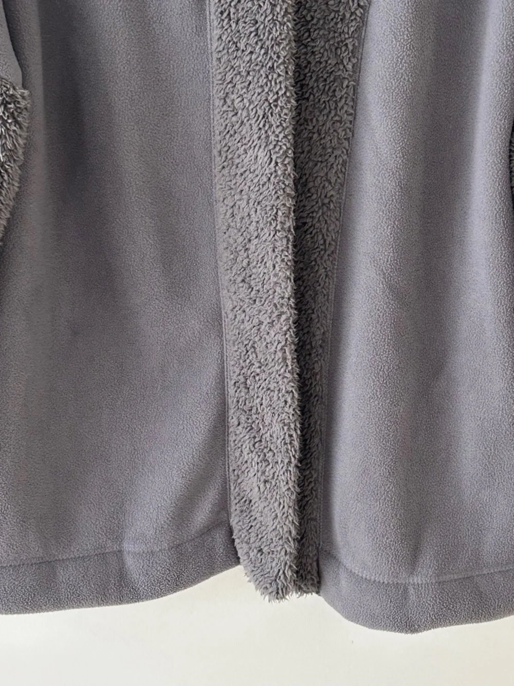 INC International Concepts Intimates Gray Sherpa Fleece Lounge Jacket